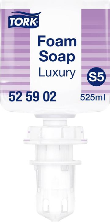 Produktbild Tork Luxe Mini Schuimhandzeep S5 Industrieel afgesloten fles 8 x 525 ml 525902 (525 ml)