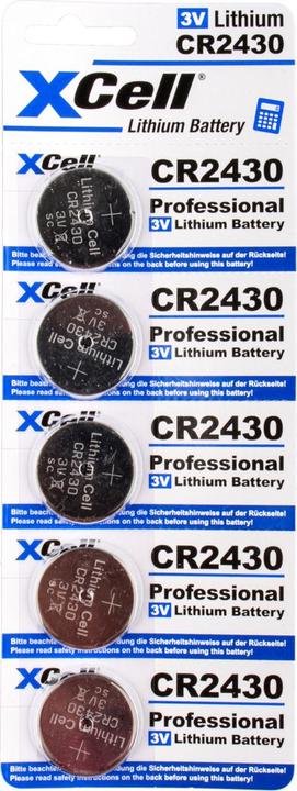 Produktbild Hückmann Knopfzelle Lithium 3V (5 Stk., CR2430, 290 mAh)