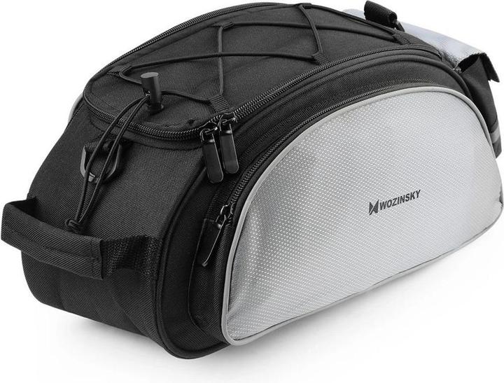 Produktbild Wozinsky bike carrier bag with shoulder strap 13l black (WBB1BK) (13 l, Gepäckträgertasche)