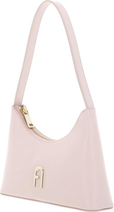 Actual product image Furla diamante mini leather bag color azalea