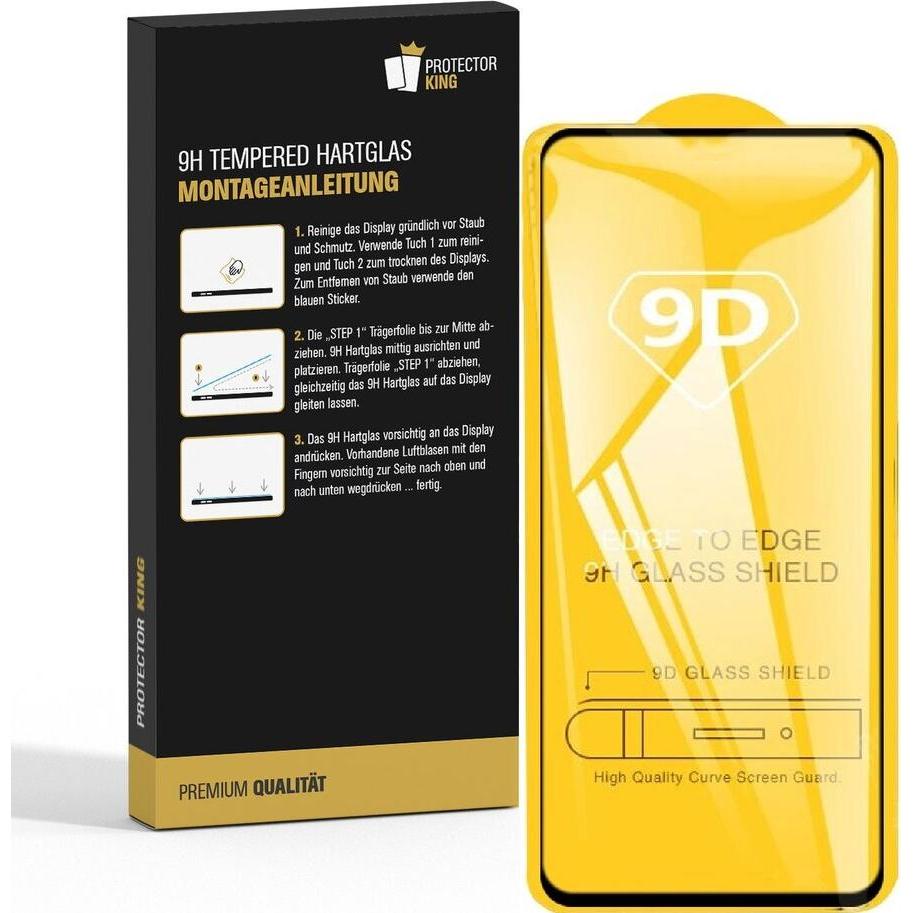 Thumbnail - Protectorking 2x echtes Tempered 9H Panzerhartglas 3D KLAR (2 Stück, Oppo Find X3 Lite), Smartphone Schutzfolie