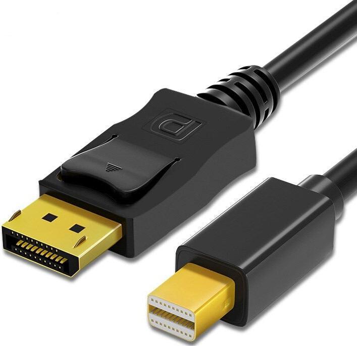 Produktbild Hermex 4m Adapterkabel mini DisplayPort zu DisplayPort Adapter mDP zu DP (4 m, DisplayPort, 1.2)