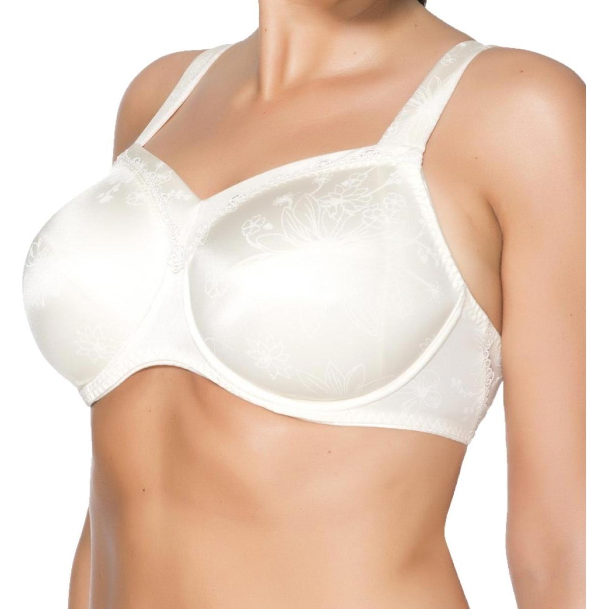 Ulla, BH, Viola BH mit Bügel und Blende, Weiss, (75 K, Einzelpack)