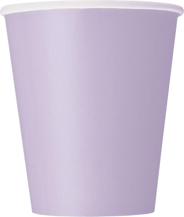 Unique Partybecher violett / flieder (8x)