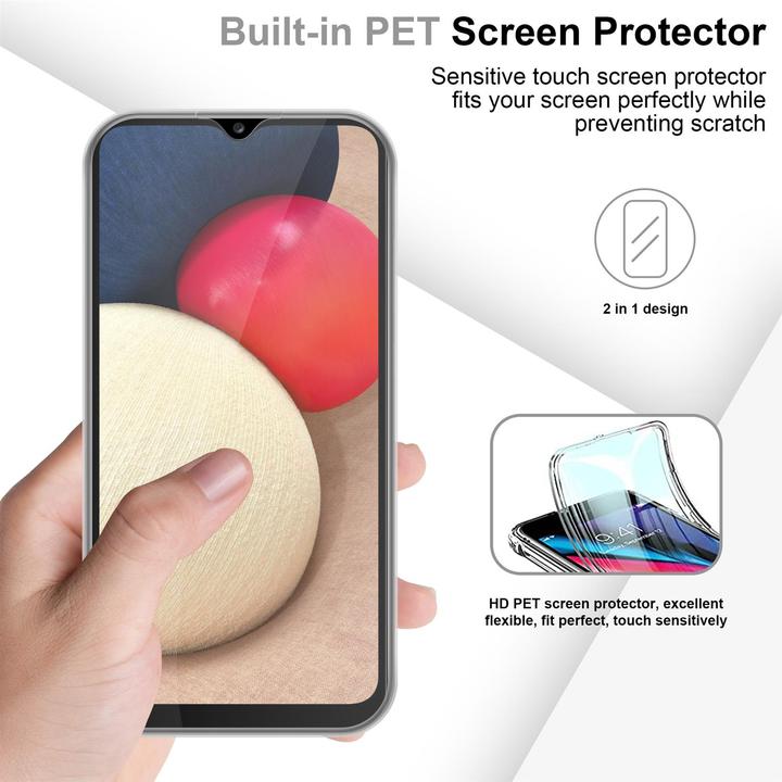 Actual product image Cadorabo TPU 360 Degree Case Cover (Samsung Galaxy A02s)