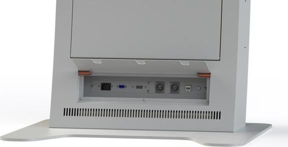 Image du produit DSS Pupitre d'orateur 32", blanc, Landscape/Portrait