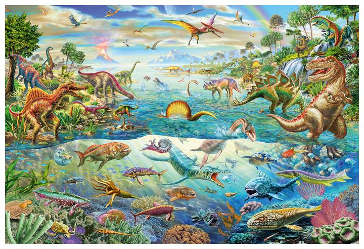 Produktbild Schmidt Spiele Die Dinosaurier (200 Teile)