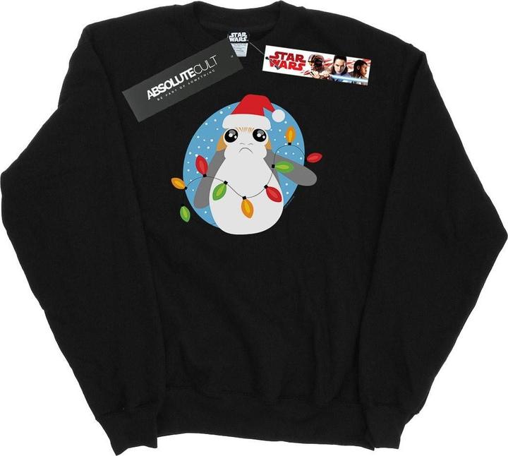Produktbild Star Wars The Last Jedi Porg Christmas Lights Sweatshirt (3XL)
