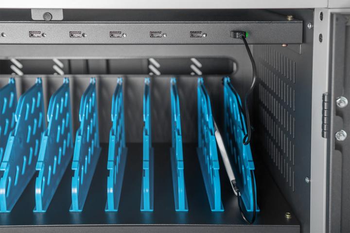 Actual product image Digitus Mobile charging cabinet for notebooks / tablets up to 15.6 inch, data synchronization, UV-C