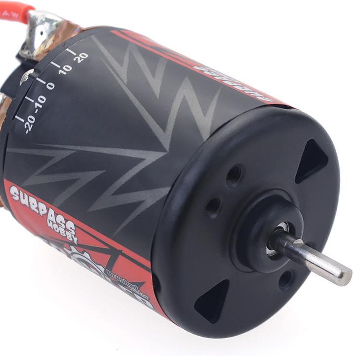 Actual product image Surpass Hobby Combo Crawler 1:10 540 Brushed Motor 16T 5-slot (13700RPM) mit 60A ESC