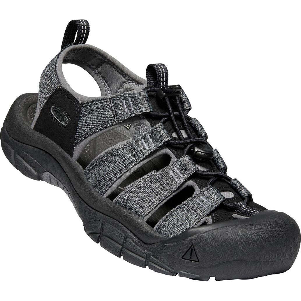 Keen, Herren, Sandalen, Newport H2, Schwarz, Grau, (43)