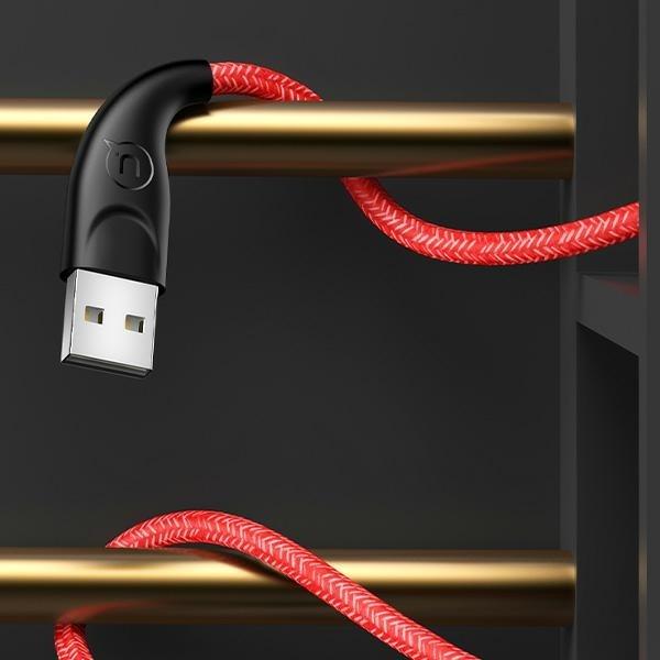 Produktbild Usams Kabel pleciony U41 microUSB 1m 2A czerwony/red SJ393USB02 (US-SJ393) Fast Charge (1 m, USB 3.2 Gen 1)