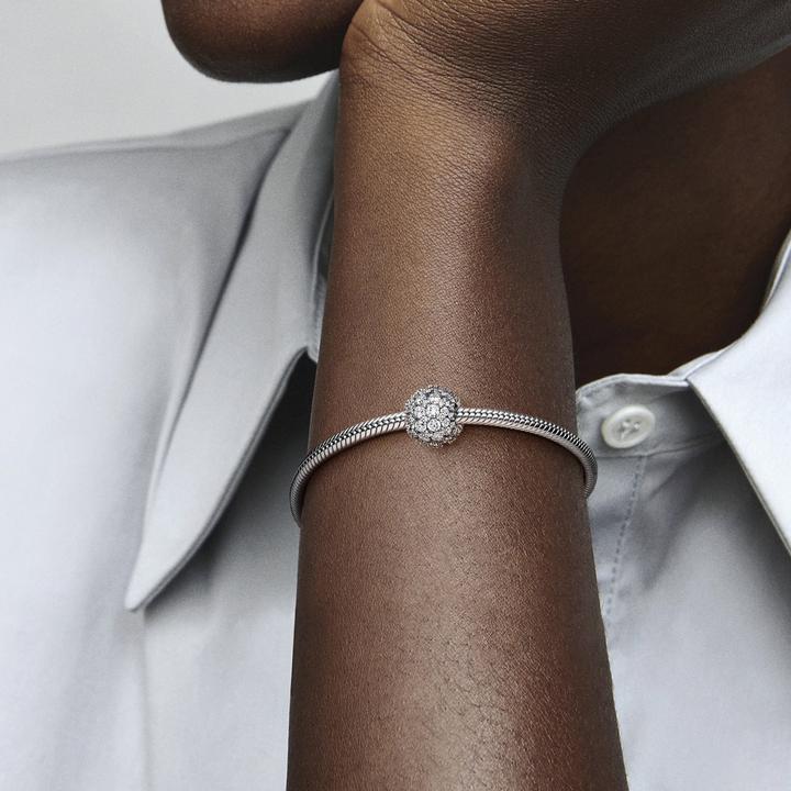 Image du produit Pandora Pavé rond scintillant Charm (Argent 925)
