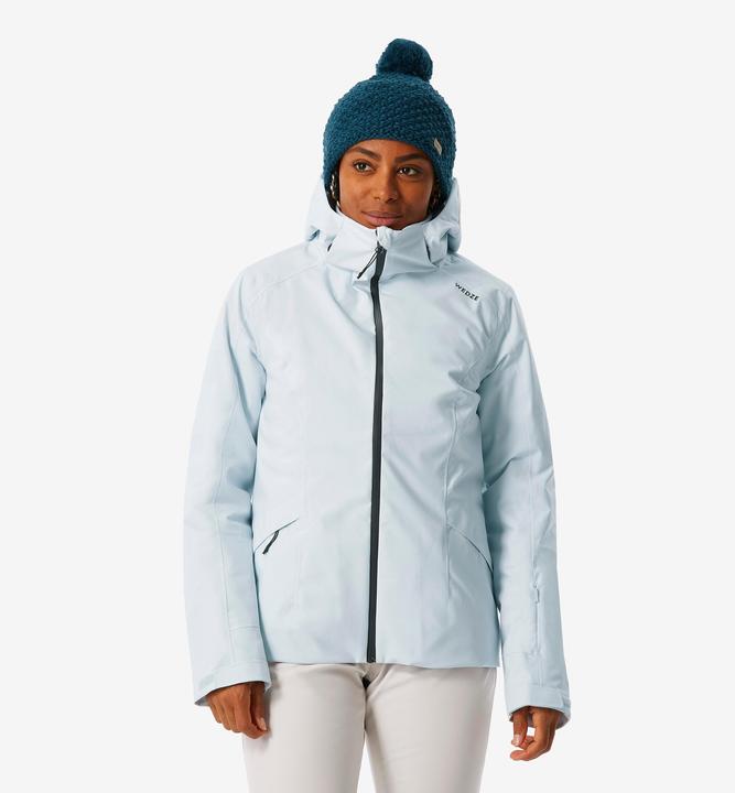 Actual product image Wedze Women's ski jacket warm and waterproof - 500 Sport ice blue (XL)