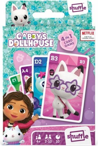 Productafbeelding ASS Altenburg 10044022 - Gabbys Poppenhuis - Kwartet 4 in 1 (Duits, 2 - 4 Spelers)