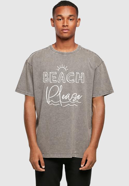 Produktbild Merchcode Beach Please Acid Washed Heavy Oversized Tee - 112821 (XXL)