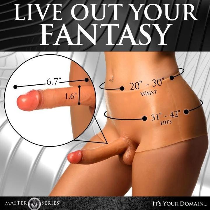 Produktbild Frisky Damen-Silikon-Höschendildo M (M)