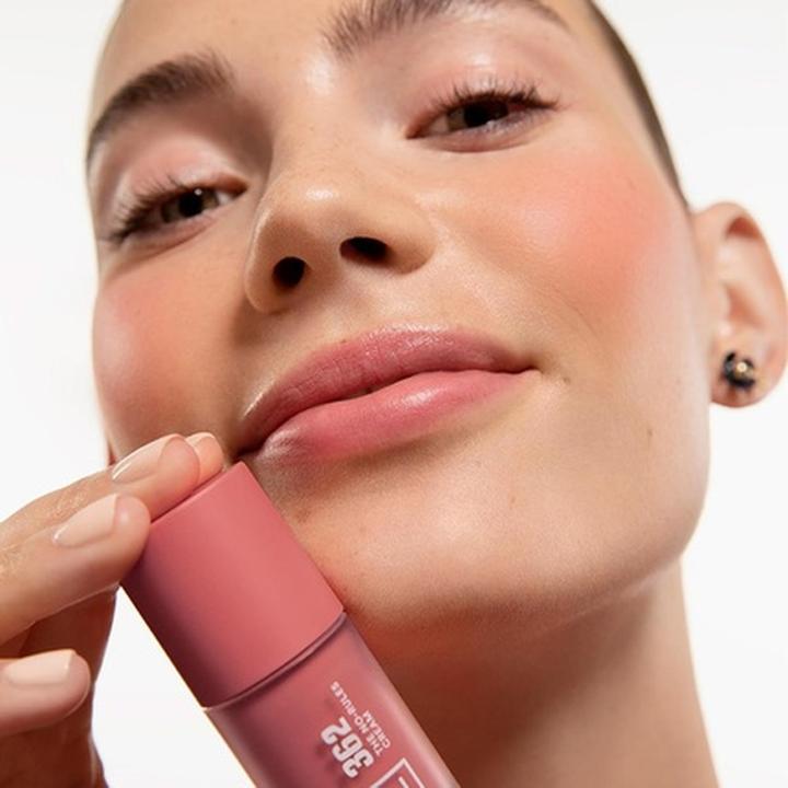 Actual product image 3INA Makeup The No-Rules Cream 362 Soft Pink Liquid Blush Matte (Rose)