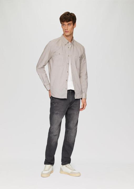 Immagine prodotto S.Oliver Hemd Regular Fit: Baumwollhemd mit Button-Down-Kragen (XL)