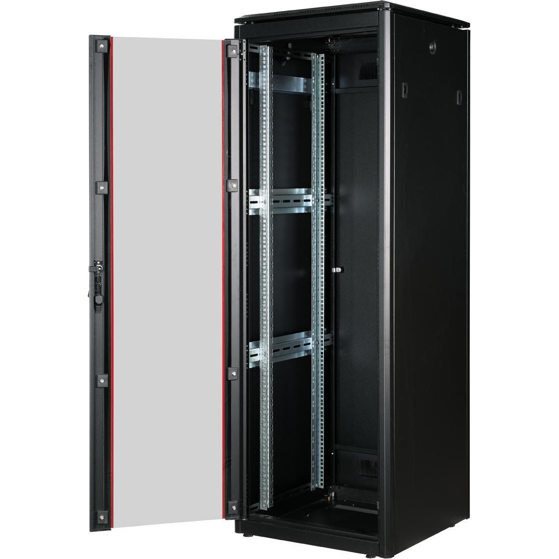 Thumbnail - Roline 19-Zoll Netzwerkschrank Pro 36 HE (36 HE, 19 Zoll Rack), Serverschrank, Schwarz
