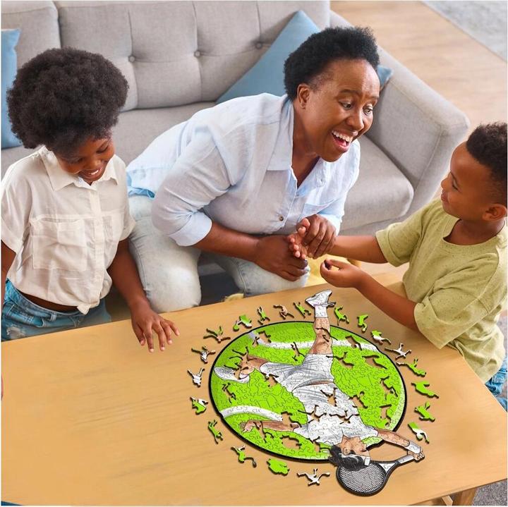 Productafbeelding Iconic Roger Federer - Tennis - Holz Puzzle Grösse L (500 Teile) (500 onderdelen)