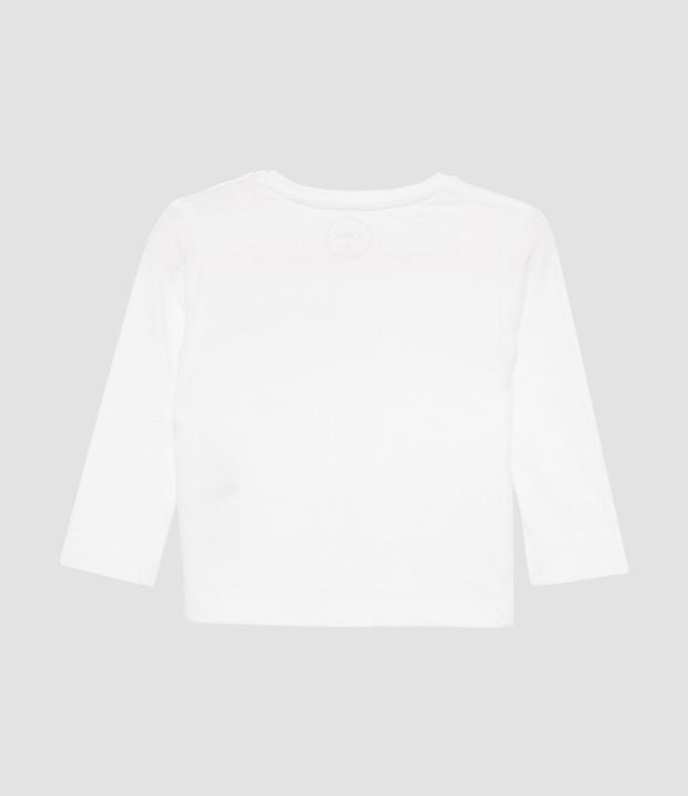 Produktbild S.Oliver T-Shirt Longsleeve aus Baumwolle mit Chambray-Detail (92)