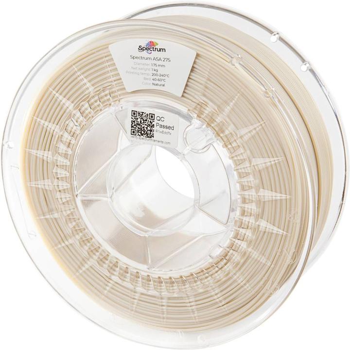 Produktbild 3d filament asa 275 1.75mm natural 1kg (ASA, 1.75 mm, 1000 g)