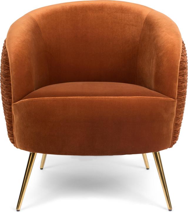 Actual product image Bold Monkey So Curvy lounge chair orange