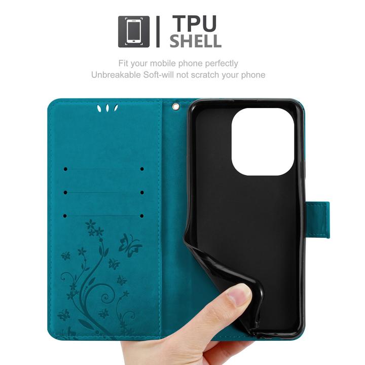 Produktbild Cadorabo Hülle für Oppo A40 mit Blumen Muster (Oppo A40)