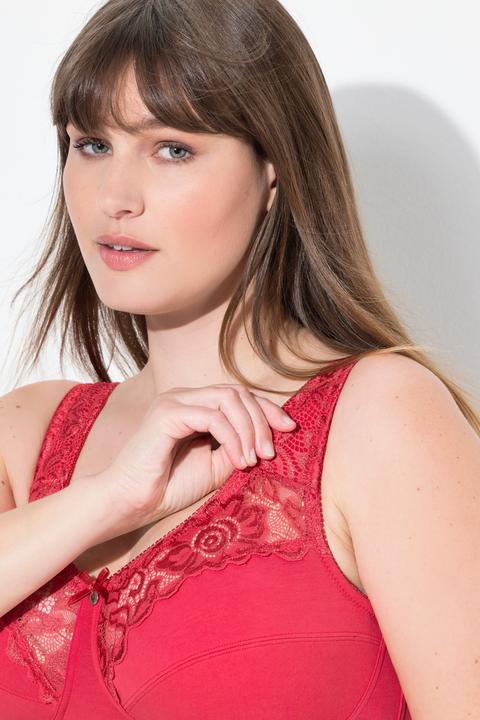 Produktbild Ulla Popken Entlastungs-BH, Spitze, ohne Bügel, Cup C-E (105 F)