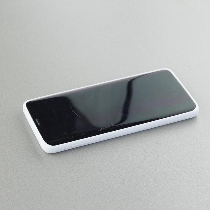 Produktbild PhoneLook Hülle Silikon weiss Cat eyes (Samsung Galaxy S9+)