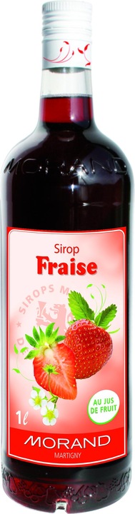 Produktbild Morand Fruchtsirup rein Erdbeere 1L (1 x 100 cl)