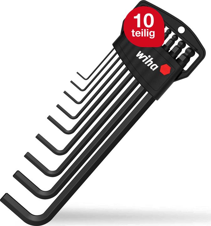 Actual product image Wiha Angled hex key set with ball point