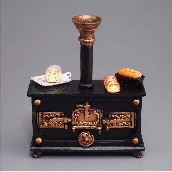 Reutter, Miniature, Kleiner Küchenherd dekoriert