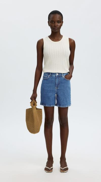 Immagine prodotto Selected Pantaloncini Jean a vita alta (34)