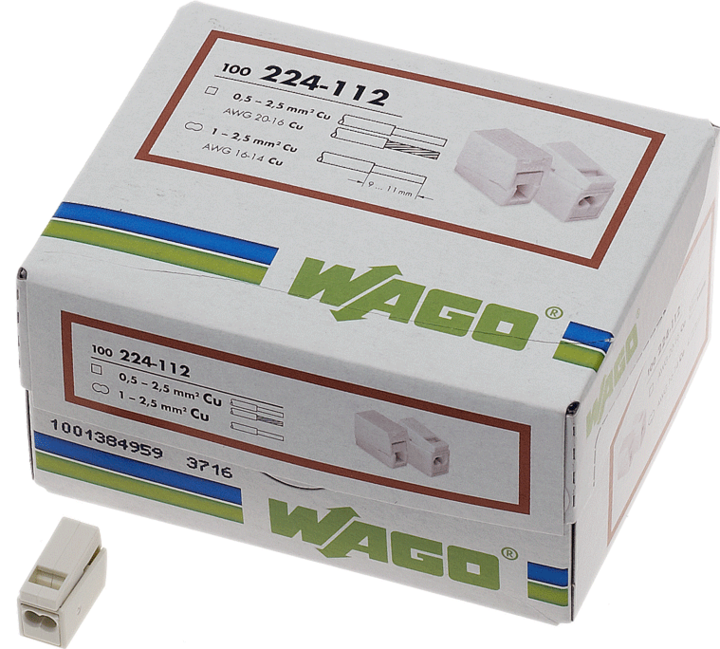Actual product image Wago Light clamp