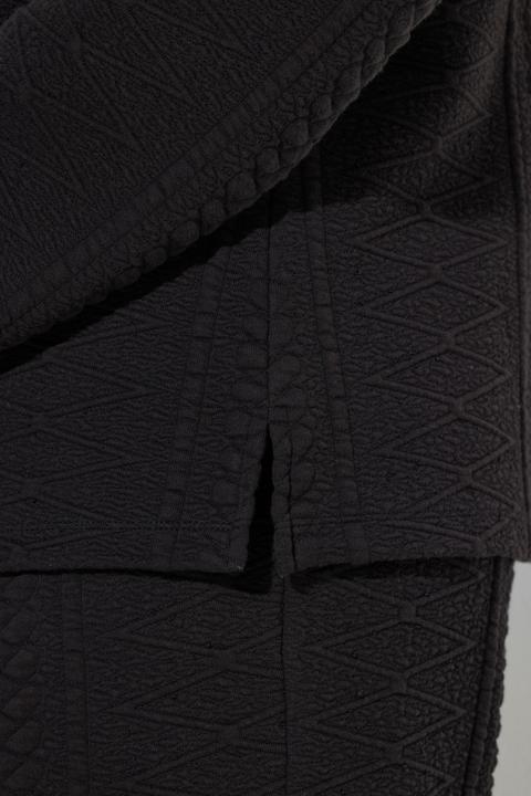 Produktbild Ulla Popken Jacquard-Sweatshirt, Stehkragen, Langarm (54)