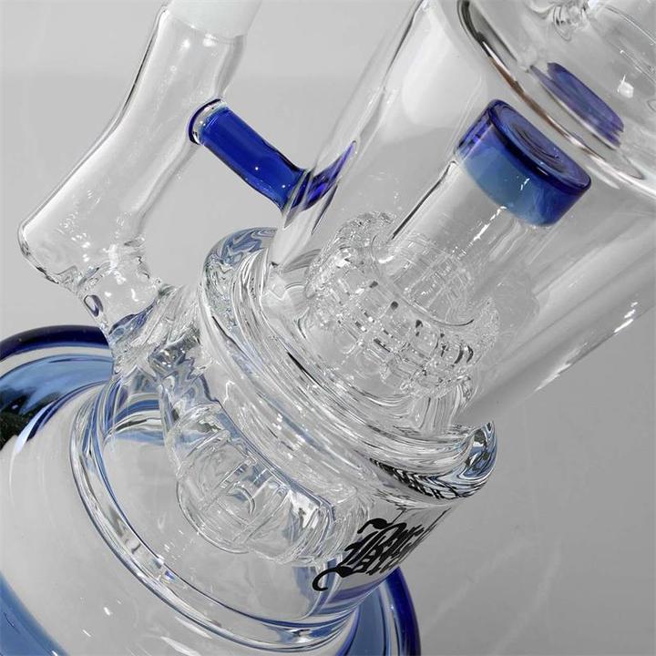 Produktbild Black Leaf Glasbong mit Duschkopf-Trommelperkolator