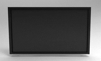 Actual product image ēlo 229XL FLUSH MOUNT BEZEL