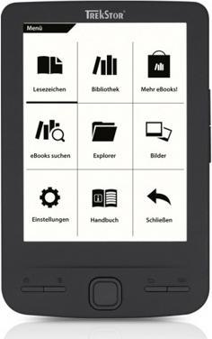 Trekstor e-Book Reader Pyrus mini (4.30", 2 GB, Black)