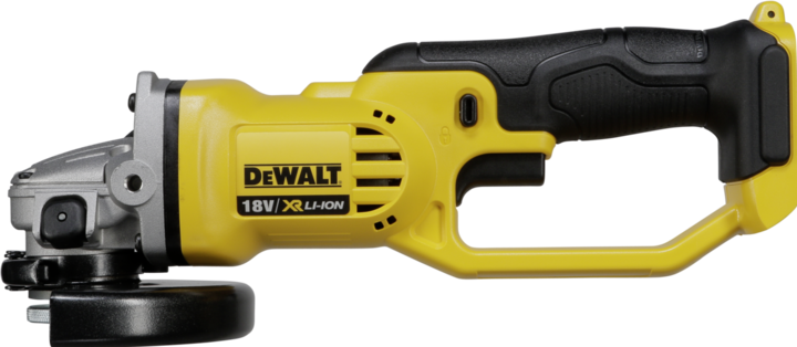 Actual product image DeWalt DCG412NT-XJ Battery Angle Grinder (125 mm)