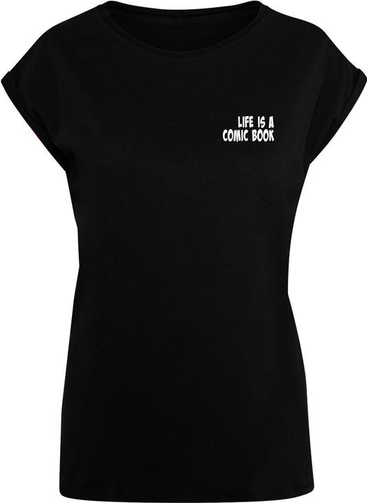 Produktbild Merchcode Ladies Book Comic Extended Shoulder Tee - 112993 (XXL)