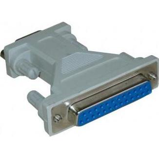 Logo Seriell Adapter, für Maus, DB9 männlich - DB25-Buchse, grau, 68011, EOL, Cavo di interfaccia