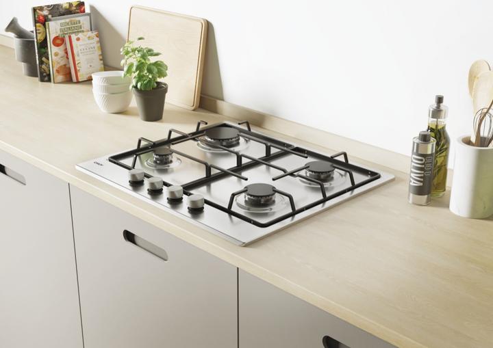 Productafbeelding Candy CEL6PBRX Roestvrij Staal Inbouw 59 cm Gas 4 Kookplaat(en) (59.50 cm, Gaskookplaat)