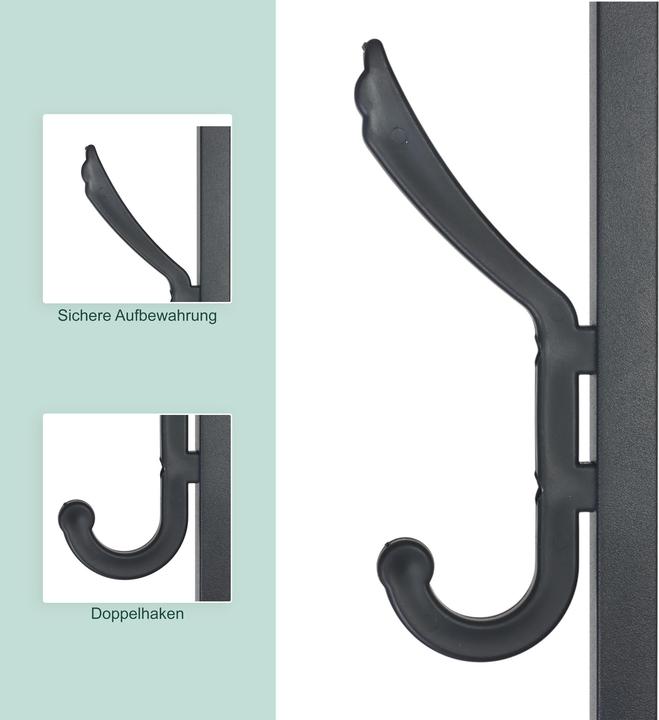 Actual product image Relaxdays Coat rack