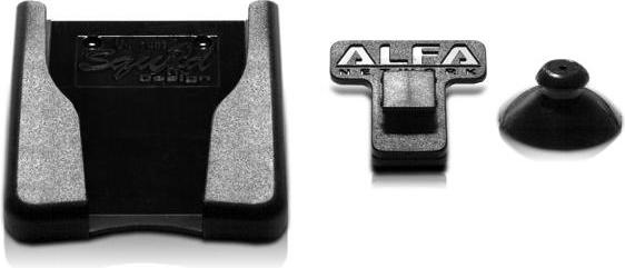 Actual product image Alfa Network U-Mount USB Holder+ Suction Cup+ Clip
