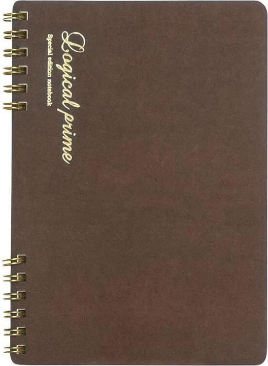 Actual product image Nakabayashi Notizbuch A5 12x15cm Logical Prime PT braun