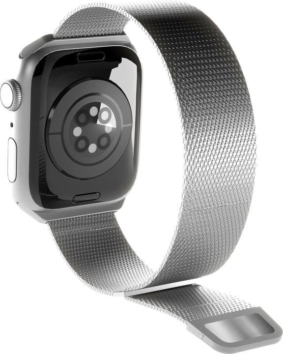 Produktbild Puro Milanese Magnetic Band - Pasek ze stali nierdzewnej do Apple Watch 38/40/41 mm (srebrny) (38 mm, 40 mm, 41 mm, Stainless Steel)