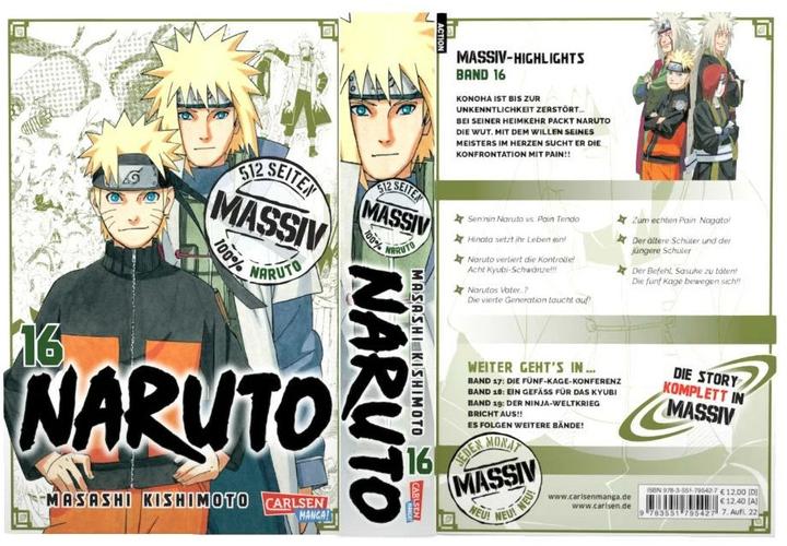 Immagine prodotto NARUTO Massiv 16 (Tedesco, Masashi Kishimoto, 2018)