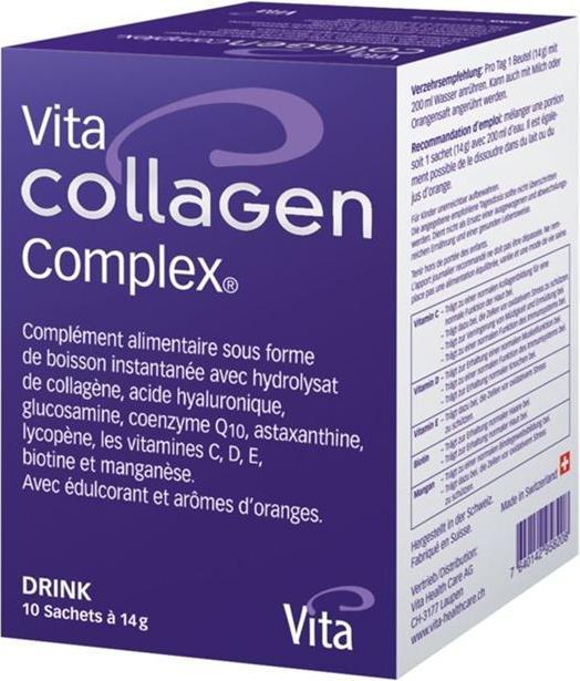 Nährwerte und Zutaten Vita Collagen Complex (10 Stück, Beutel, 140 g)